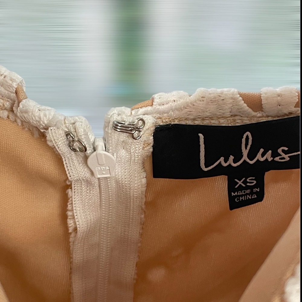 Lulu's Creamy White Lace Mini Dress - Picture 8 of 16